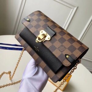 Replica Louis Vuitton Vavin Chain Wallet Damier Ebene N60221 BLV940 2