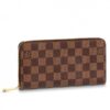 Replica Louis Vuitton Zippy Wallet Damier Ebene Canvas N41661 BLV942