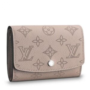 Replica Louis Vuitton Iris Compact Wallet Mahina Leather M62542 BLV965