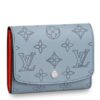 Replica Louis Vuitton Iris Compact Wallet Mahina Leather M62542 BLV965