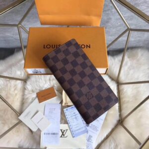 Replica Louis Vuitton Brazza Wallet Damier Ebene N60017 BLV1021 2