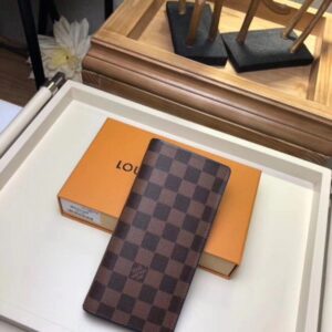 Replica Louis Vuitton Brazza Wallet Damier Ebene N63168 BLV1026 2