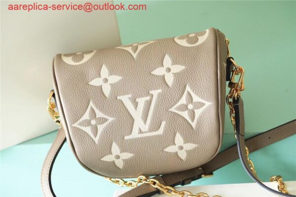 Replica Louis Vuitton Mini Bumbag Bicolor Monogram Empreinte Leather M83219 11