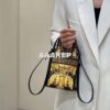 Replica Fendi 8BS051 MINI SUNSHINE SHOPPER Gray leather and elaphe mini-bag 2