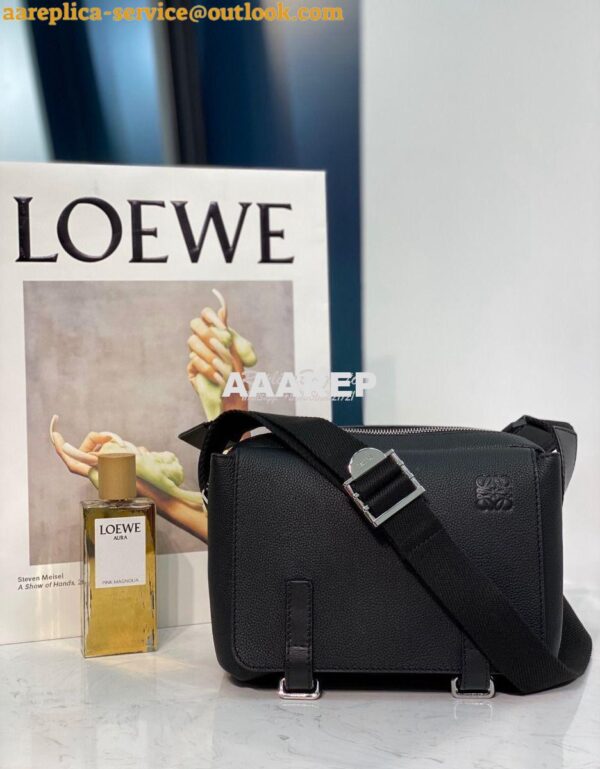 Replica Loewe Military Messenger Xs Bag 66046 Black 3