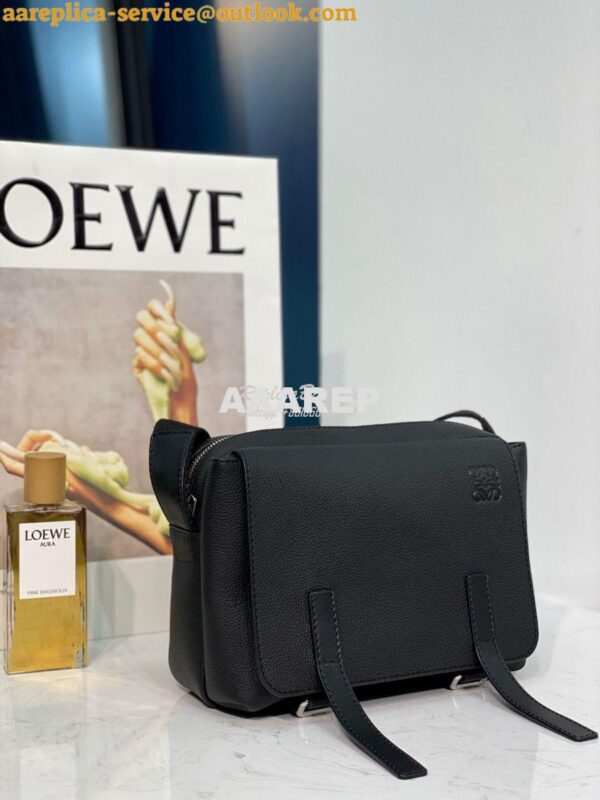 Replica Loewe Military Messenger Xs Bag 66046 Black 6