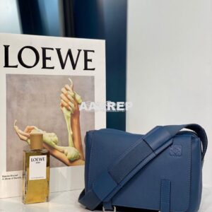 Replica Loewe Military Messenger Xs Bag 66046 Blue 2