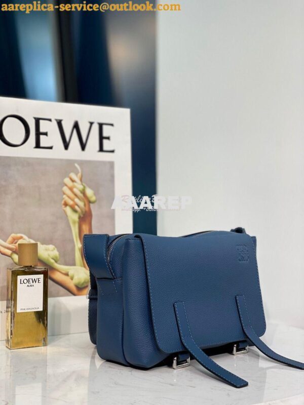 Replica Loewe Military Messenger Xs Bag 66046 Blue 6