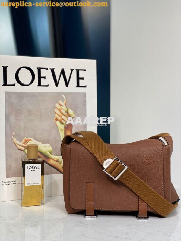 Replica Loewe Military Messenger Xs Bag 66046 Cognac 3