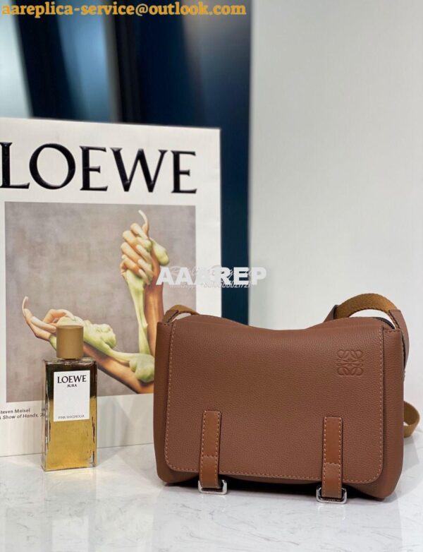 Replica Loewe Military Messenger Xs Bag 66046 Cognac 5