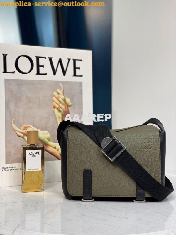 Replica Loewe Military Messenger Xs Bag 66046 Khaki 4