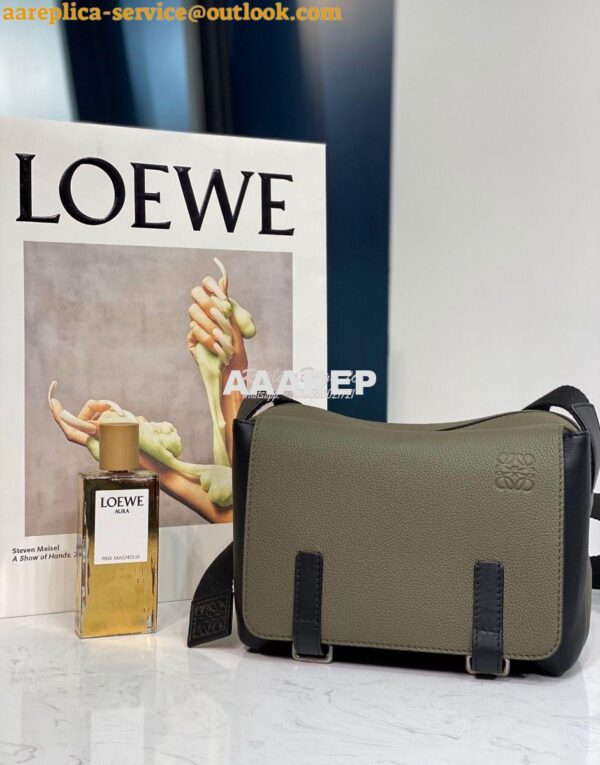 Replica Loewe Military Messenger Xs Bag 66046 Khaki 5