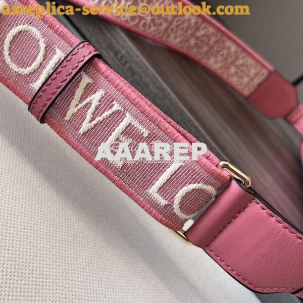 Replica Loewe Mini / Small Gate Dual bag in soft calfskin and jacquard 21