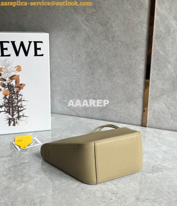 Replica Loewe Mini Hammock Hobo bag in classic calfskin A538G13 Clay G 11