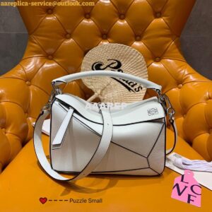 Replica Loewe Puzzle Small Bag 98895 White