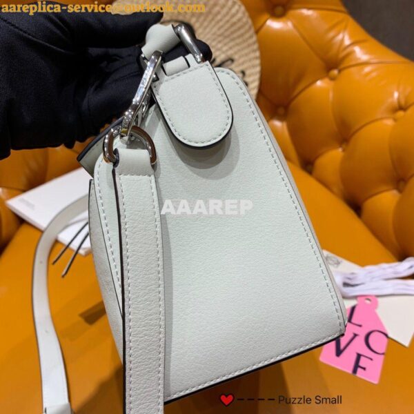 Replica Loewe Puzzle Small Bag 98895 White 9