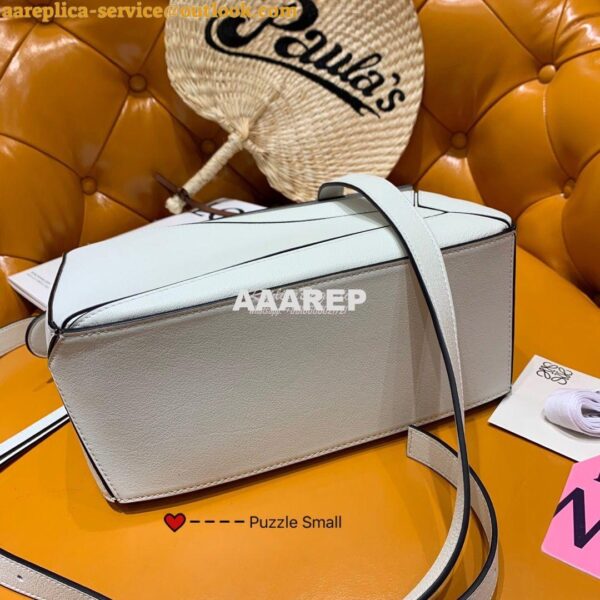 Replica Loewe Puzzle Small Bag 98895 White 13