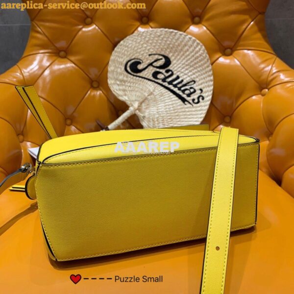 Replica Loewe Puzzle Small Bag 98895 Yellow 11