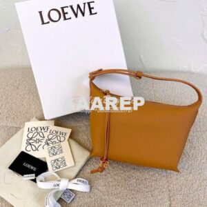 Replica Loewe Small Cubi bag in nappa calfskin Brown A906K75