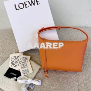 Replica Loewe Small Cubi bag in nappa calfskin Orange A906K75