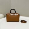 Replica Fendi 8BS067 By The Way Mini Small Boston bag in mint Black leather