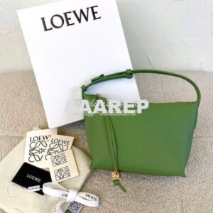 Replica Loewe Small Cubi bag in nappa calfskin Rosemary A906K75