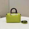 Replica Fendi 8BS067 By The Way Mini Small Boston bag in mint Gray leather 2