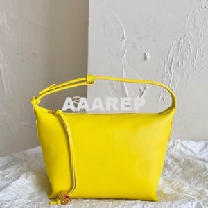 Replica Loewe Small Cubi bag in nappa calfskin Yellow A906K75 2