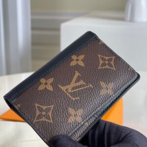 Replica Louis Vuitton Pocket Organizer Monogram Macassar M60111 BLV1095 2