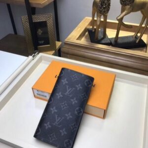 Replica Louis Vuitton Brazza Wallet Monogram Eclipse M61697 BLV1109 2