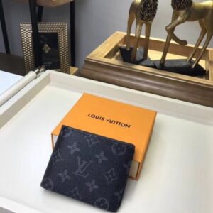 Replica Louis Vuitton Multiple Wallet Monogram Eclipse M61695 BLV1098 2