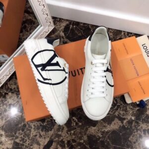 Replica Louis Vuitton White Time Out Sneakers 2