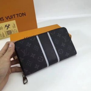 Replica Louis Vuitton Zippy Organiser Monogram Eclipse M64645 BLV1104 2