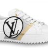 Replica Louis Vuitton White/Blue Time Out Sneakers 2