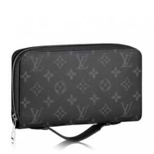 Replica Louis Vuitton Zippy XL Wallet Monogram Eclipse M61698 BLV1108