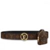 Replica Louis Vuitton M0053V LV Circle 20mm Reversible Belt 2