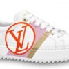 Replica Louis Vuitton White/Pink Time Out Sneakers