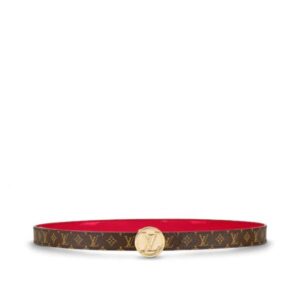 Replica Louis Vuitton M0084V LV Circle 20mm Reversible Belt 2