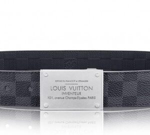 Replica Louis Vuitton Neo Inventeur Reversible 40MM Belt Graphite M9234Q