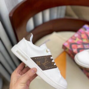 Replica Louis Vuitton Women's Frontrow Sneakers With Studs 2