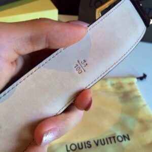 Replica Louis Vuitton Riveted Belt Damier Ebene M6835S 2