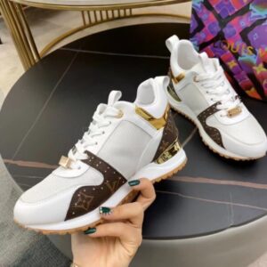 Replica Louis Vuitton Women's Run Away Sneaker Monogram Studs 2