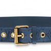 Replica Louis Vuitton Signature 35mm Belt Monogram Denim M0177Q 2