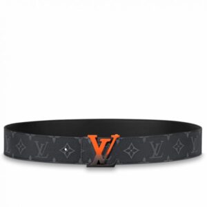 Replica Louis Vuitton Spray LV 40mm Reversible Belt Monogram Eclipse M0331V