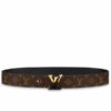 Replica Louis Vuitton Utility 35mm Belt Monogram Eclipse M0235V 2