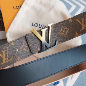 Replica Louis Vuitton Spray LV 40mm Reversible Belt Monogram M0332Q 2