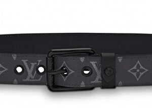 Replica Louis Vuitton Voyager 35mm Belt Monogram Eclipse M0043T