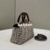 Replica Fendi 8BS068 O’Lock Swing Brown and fox fur pouch 8573 2