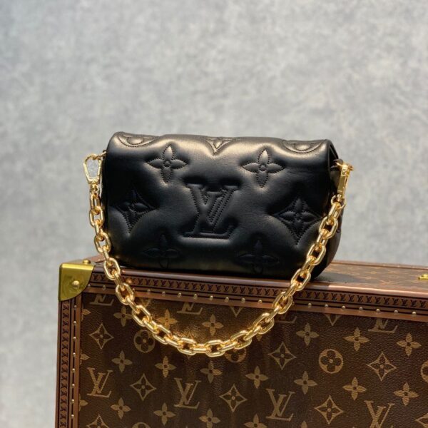 Replica Louis Vuitton Wallet on Strap Bubblegram LV M81398 5