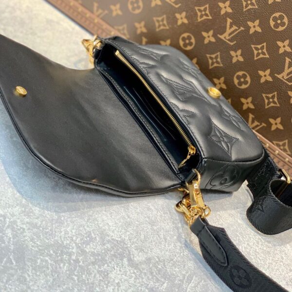 Replica Louis Vuitton Wallet on Strap Bubblegram LV M81398 10